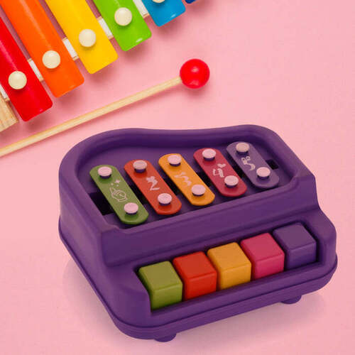 17799 2 In 1 Baby Piano Xylophone Toy For Toddlers