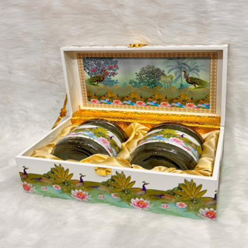 2 Jar Dry Fruit Box With MGI Printing