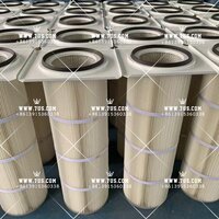 Cylinder Cartridges filters for pulse jet dust collector