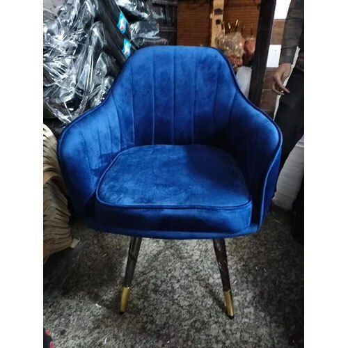 Blue Velvet Sofa Chair