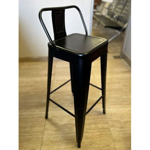 Black Mild Steel Cafe Chair