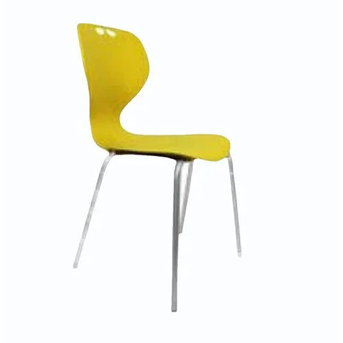 Yellow Plastic Cafe Chair