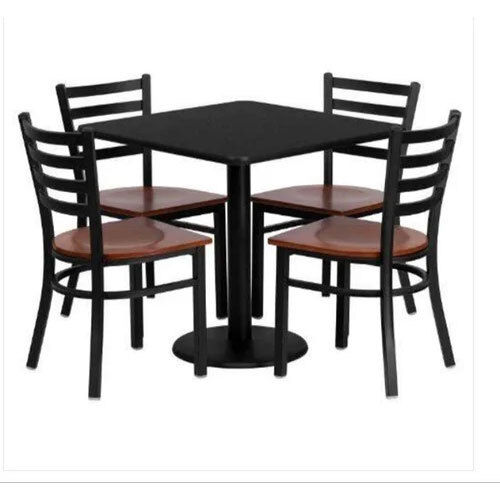 Engineered Wood 4 Chair Dining Table Set