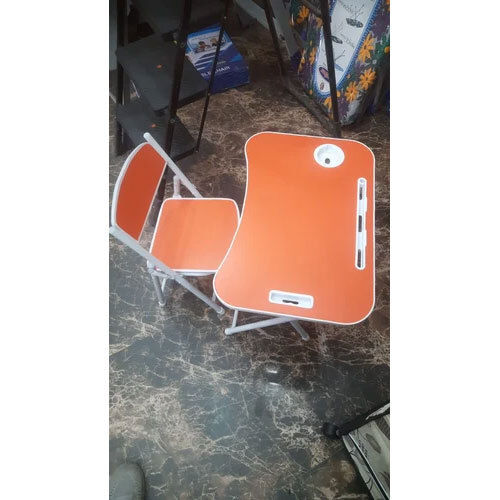 Orange Plastic Kids Study Chair