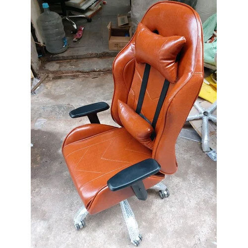 Brown Leatherette Gaming Chair