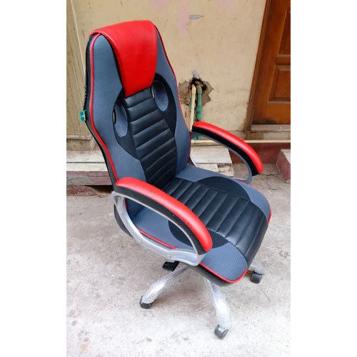 Black Leatherette Gaming Revolvingchair