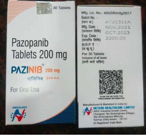 Pazopanib 200 mg (30 tablets)