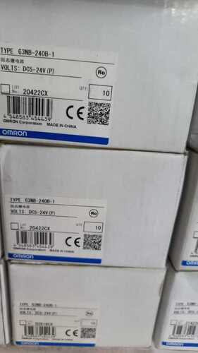 Omron Relay,G3Nb-240B-1 - Coil Voltage: Dc5-24V