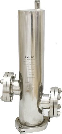 Ss 304 Inline Filter Flange End - Color: Silver