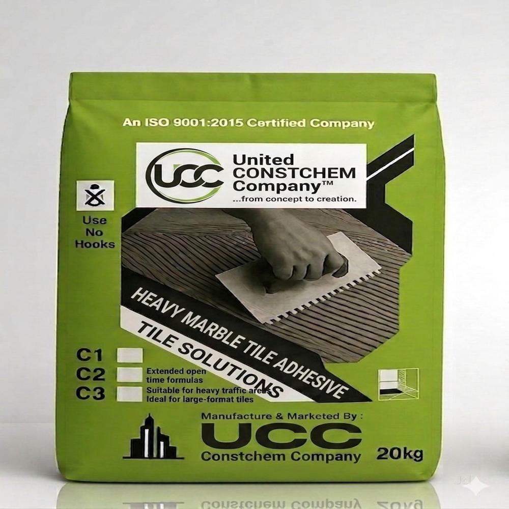 Heavy Marble Tile Adhesive - Color: Grey