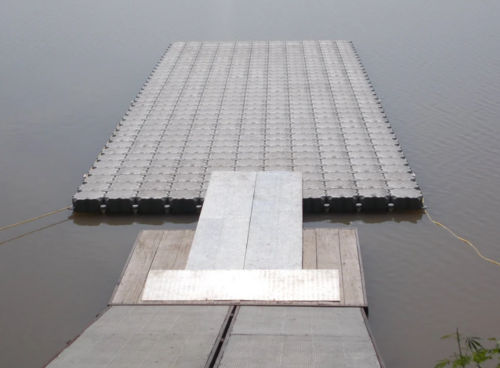 Half  cube/ half floating cube, half module / half jetty/ half HDPE/