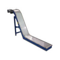 Industries Magnetic Chip Conveyor - Color: Blue & Silver