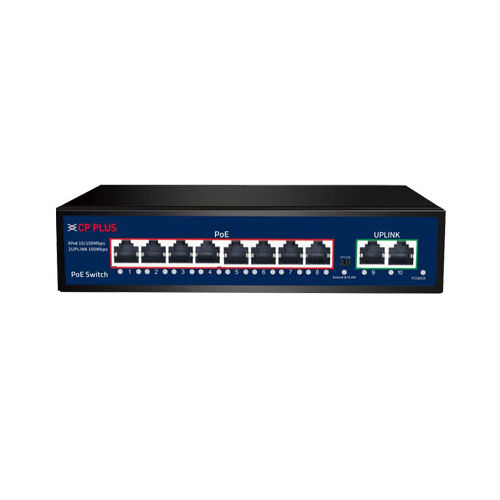 Blue Cp-Dnw-Hp8H2-96-V4 Cp Plus 10 Ports Switch