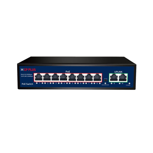 CP-DNW-HP8H2-96-V4 Cp Plus 10 Ports Switch