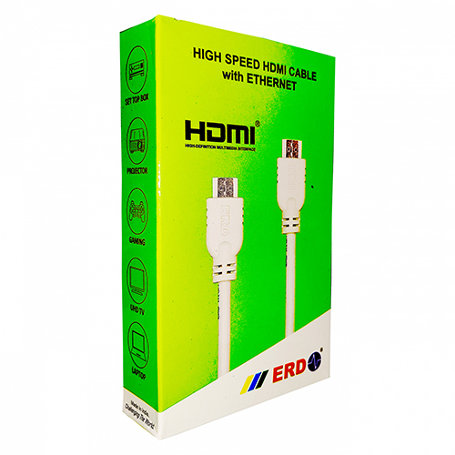 3 Mtr Erd High Speed 4k HDMI Cable With Ethernet