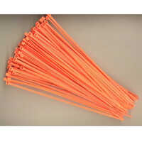 Orange Self Locking Nylon Cable Tie