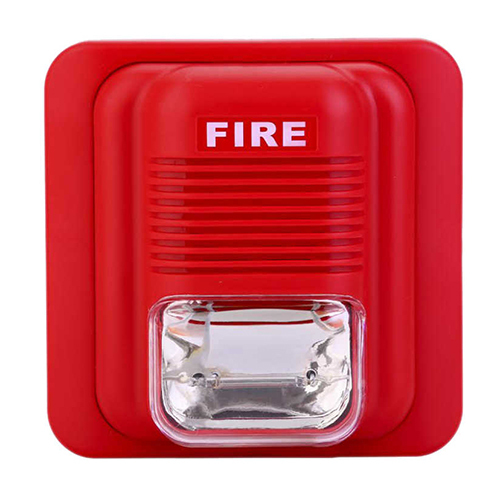 SEC SDRSLF Securico Fire Sounder With Strobe Light