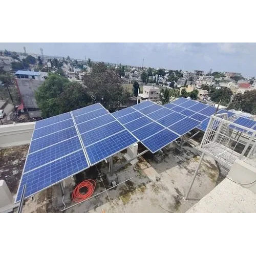 Aluminium Single Phase Hybrid Solar Power Plant