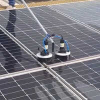 Semi Automatic Solar Panel Cleaning System - Cleaning Type: High Pressure Cleaner