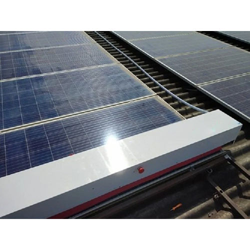 Semi-Automatic Solar Panel Cleaning System