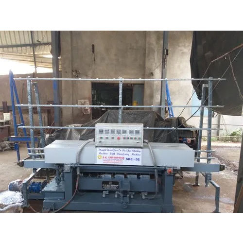 Ske-5B 15Hp Glass Edge Beveling Machine - Capacity: 10 Kg/Hr