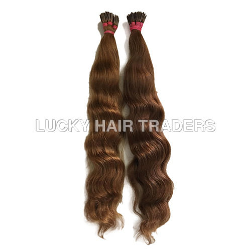 Brown Ladies Keratin Extensions