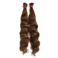 Brown Ladies Keratin Extensions