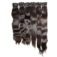 Black Straight Weft Hairs Application: Profesional