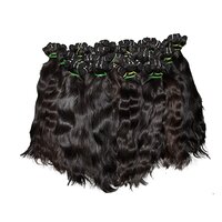 Black Wavy Weft Hair