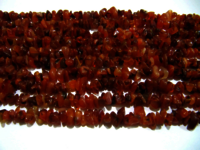 Natural Carnelian Irregular Plain 4mm To 8mm Strand 34 Inches Long