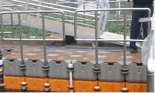 barrier railing for jetty