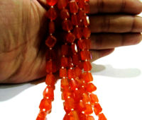 Natural Carnelian Nugget Shape 7to9mm Beads Strand 14 inches long