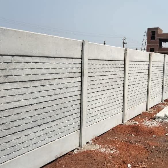 Plain RCC Boundary Wall