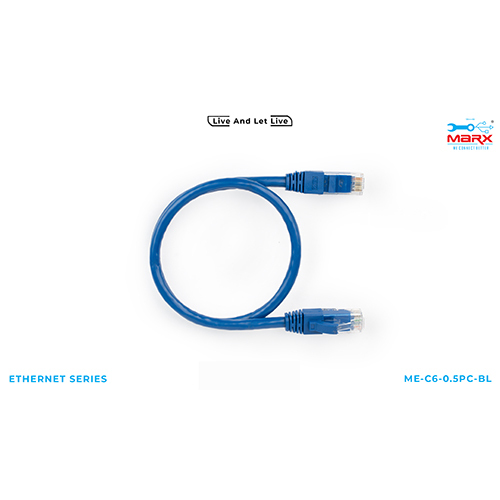 Marx Cat 6 0.5m Patch Cord - Blue