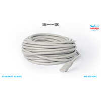 Marx Cat 6 Patch Cord - Pure Virgin Copper, 10m Length, Grey, Fluke Certified | Industrial & Telecommunication Use, Warranty Included