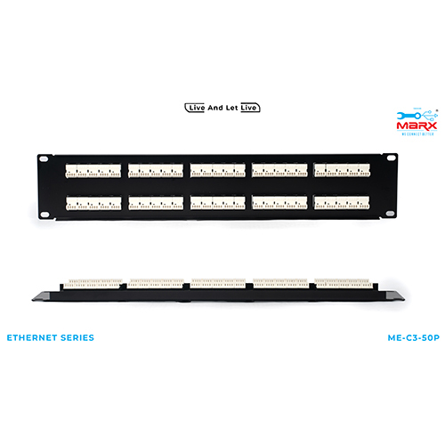 Marx 50 Ports RJ11 Patch Panel