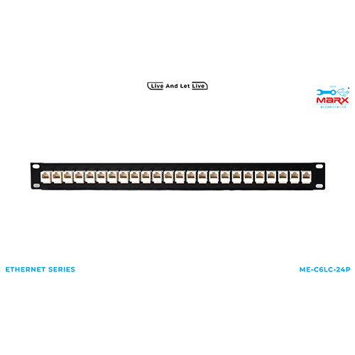 Marx 24 Port Cat 6 Loaded Patch Panel Coupler model