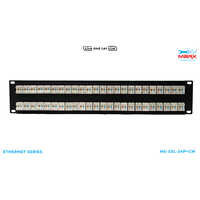 Marx 2u - 48 Port Cat 6 Loaded Patch Panel 180 Degree - Application: Telecommunication