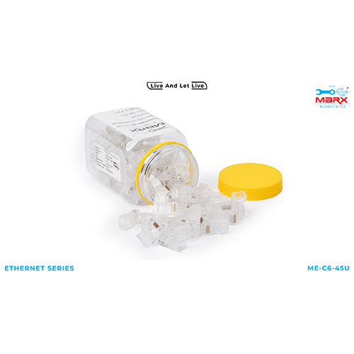 Marx Rj45 Connector - Cat 6 - Unshielded (100Nos) - Application: Industrial