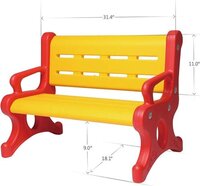 Plastic Bench - Brand Name: Khelokudoo