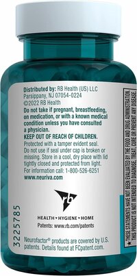 NEURIVA Plus Brain Supplement for Memory and Focus 30 Capsules