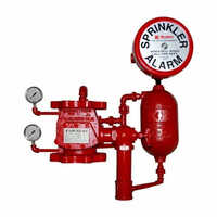 Fire Alarm Valve - Color: Red And Silver