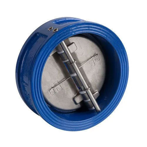 Dual Plate Check Valve - Color: Blue