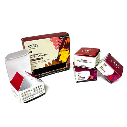 Matte Lamination Lipstick Packaging Box