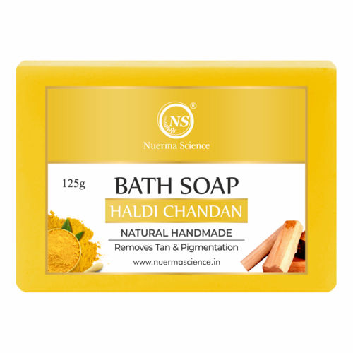 Nuerma Science 100% Natural Herbal Handmade Haldi Chandan Bath Soap