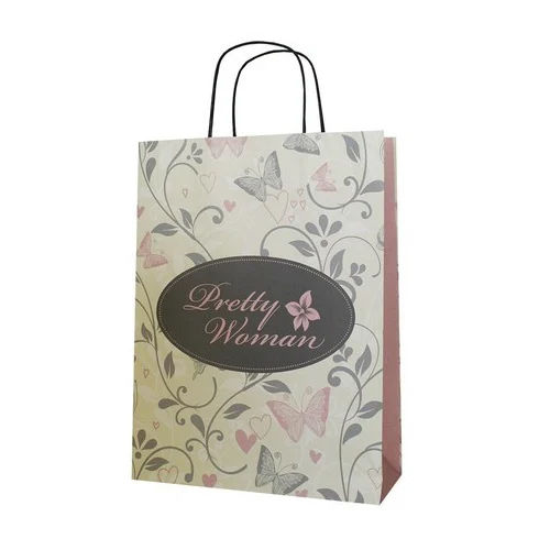 Multi Color Floral Printed Paper Bags