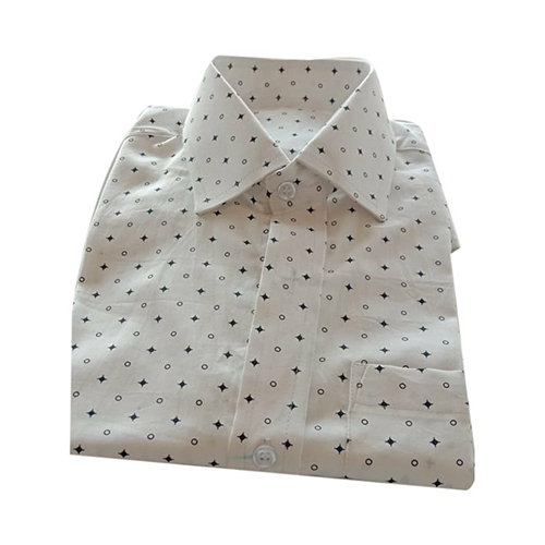 Any Color Mens Printed Cotton Shirt