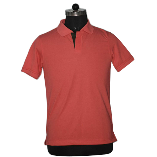 Mens Polo T Shirt - Cotton Plus Size Multi Color | V-Neck Collar Short Sleeves Plain Pattern