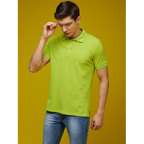 Multi Color Mens Plain T Shirt