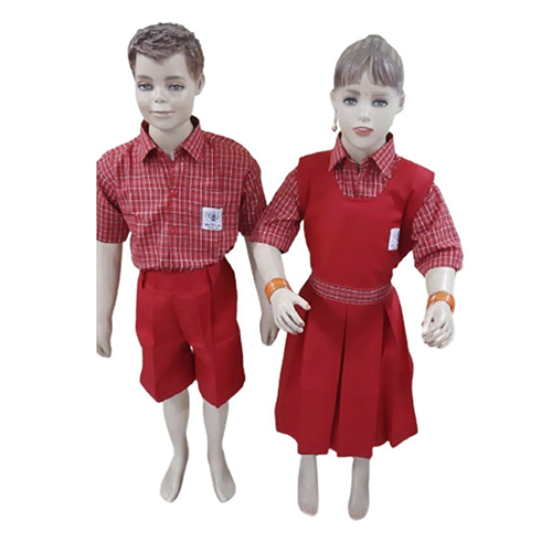 Cotton Boy And Girl School Uniform